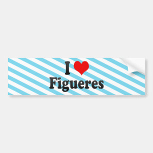 I Liebe Figueres, Spanien Autoaufkleber