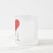 I LIEBE FIJI MATTGLASTASSE (Mittel)