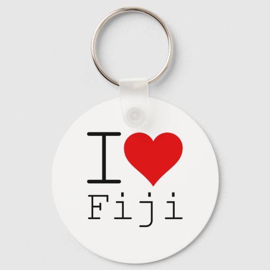 I LIEBE FIJI SCHLÜSSELANHÄNGER (Vorderseite)