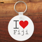 I LIEBE FIJI SCHLÜSSELANHÄNGER (Vorderseite)