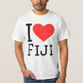 I Liebe Fiji T-Shirt (Vorderseite)