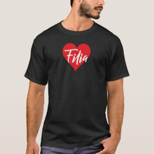 I Liebe Filia Vorname I Herzname T-Shirt