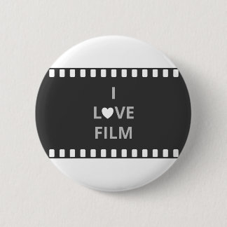 I Liebe Film Abzeichen Button