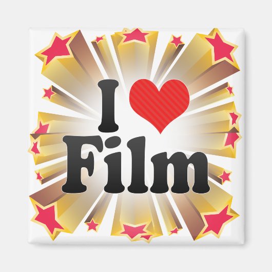 I Liebe Film Magnet (Vorne)