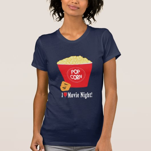 I Liebe-Film-Nacht T-Shirt (Vorderseite)