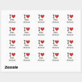 I ❤️ Liebe Film School STICKER (Blatt)