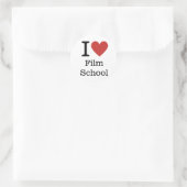 I ❤️ Liebe Film School STICKER (Tasche)