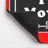 I Liebe-Filme mit stiller Film-Flair Mousepad (Ecke)