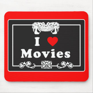 I Liebe-Filme mit stiller Film-Flair Mousepad