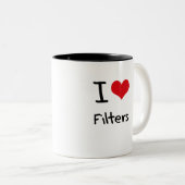 I Liebe-Filter Zweifarbige Tasse (VorderseiteRechts)