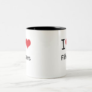 I Liebe-Filter Zweifarbige Tasse