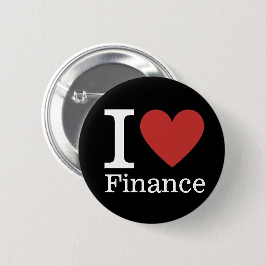 I ❤️ Liebe Finance - Button der Finanzabteilung (Vorne & Hinten)