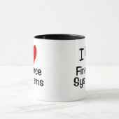 I Liebe Finance Systems Accountant Manager Zitat Tasse (Zentrum)
