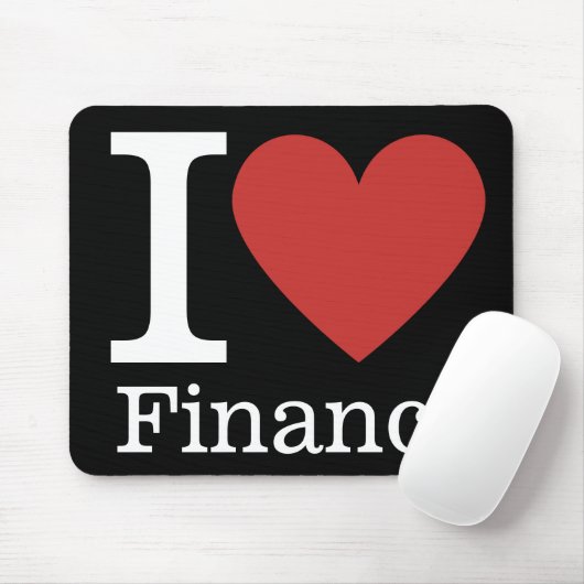 I ❤️ Liebe Finanzen - Finanzabteilung - Mousepad (Mit Mouse)
