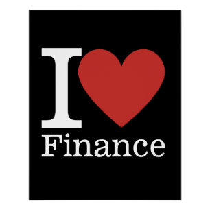I ❤️ Liebe Finanzen - Finanzabteilung - Poster