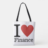 I ❤️ Liebe Finanzen - Finanzabteilung - Tasche (Rückseite)