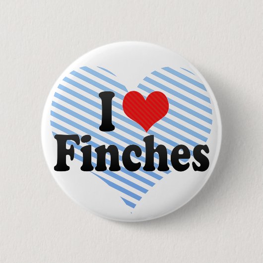 I Liebe-Finke Button (Vorderseite)