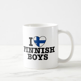 I Liebe Finnische Jungen Kaffeetasse