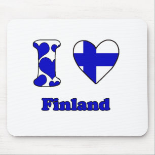 I Liebe Finnland Mousepad