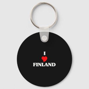 I Liebe Finnland Schlüsselanhänger