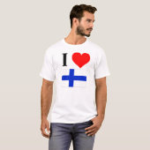 I Liebe Finnland T-Shirt (Vorne ganz)