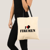 I Liebe Firemen Tragetasche (Vorderseite (Produkt))