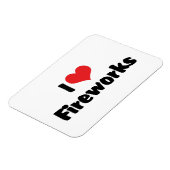 I Liebe Fireworks Magnet (Linke Seite)