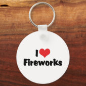 I Liebe Fireworks Schlüsselanhänger (Vorderseite)