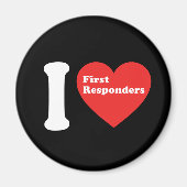 I Liebe First Responder Magnet (Vorne)