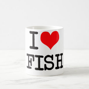 I Liebe-Fisch-Tasse Kaffeetasse