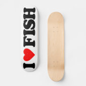 I LIEBE-FISCHE SKATEBOARD (Vorderseite)