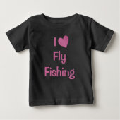 I Liebe Fischen Baby T-shirt (Vorderseite)