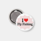 I Liebe Fischen Magnet (Vorderseite/Rückseite)