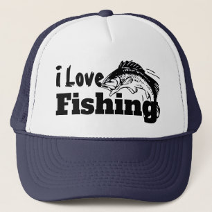 I Liebe Fischen von Trucker Hat Truckerkappe