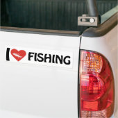 I Liebe Fischerei Autoaufkleber (Auf Lkw)