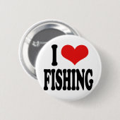 I Liebe-Fischerei Button (Vorne & Hinten)