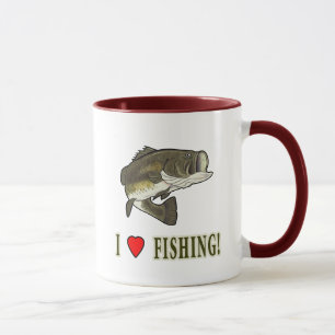 I Liebe-Fischerei: Forellenbarsch Tasse