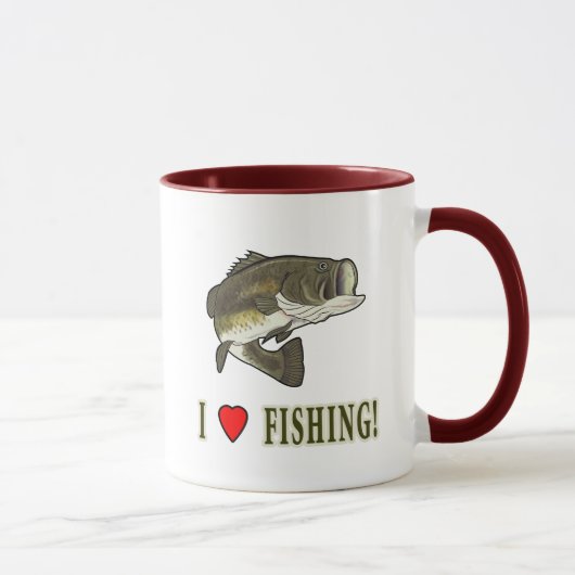 I Liebe-Fischerei: Forellenbarsch Tasse (Rechts)