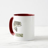 I Liebe-Fischerei: Forellenbarsch Tasse (Vorderseite Links)