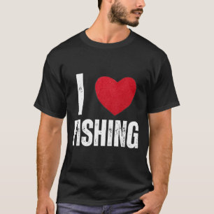 I Liebe Fischerei Geschenke für Kinder Fischen Män T-Shirt