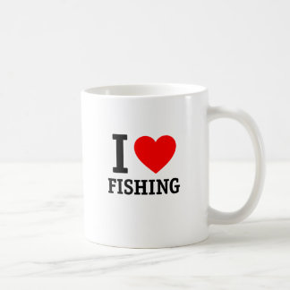 I Liebe Fischerei Kaffeetasse