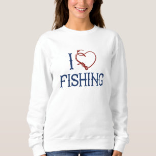 I Liebe Fischerei Sweatshirt