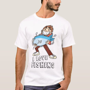 I Liebe Fischerei T-Shirt