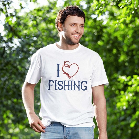 I Liebe Fischerei T-Shirt