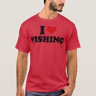 I Liebe Fischerei T-Shirt