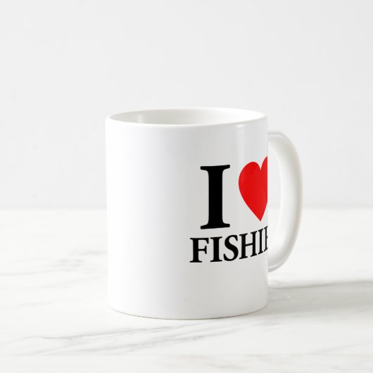 I Liebe Fishies Kaffeetasse (VorderseiteRechts)