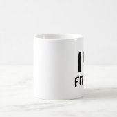 I LIEBE FITNESS KAFFEETASSE (Mittel)