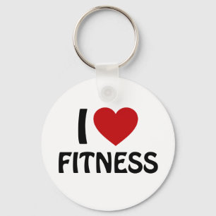 I LIEBE FITNESS SCHLÜSSELANHÄNGER