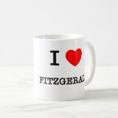 I Liebe Fitzgerald Kaffeetasse (VorderseiteRechts)