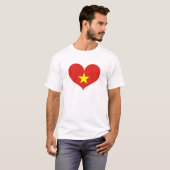 I Liebe Flags-Nam-Flagge T-Shirt (Vorne ganz)